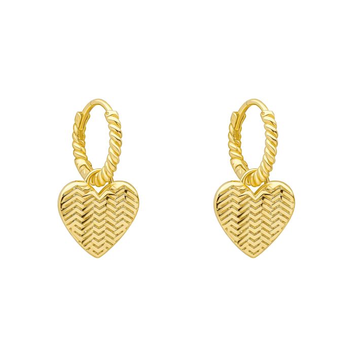 Laura Ashley Heart Earrings