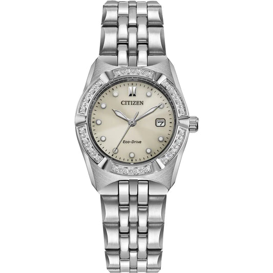 LADIES CITIZEN ECO-DRIVE BRACELET WATCH.