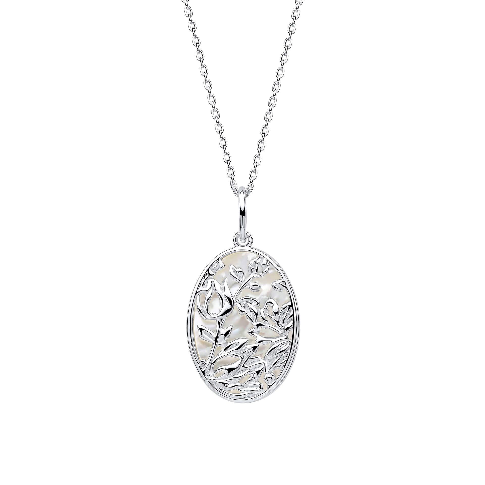 Laura Ashley Silver and Mother of Pearl Necklace – Martin Wilkinson ...