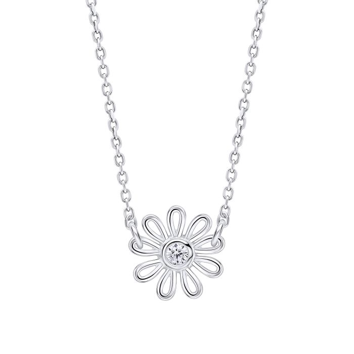 Laura Ashley Silver Daisy Necklace