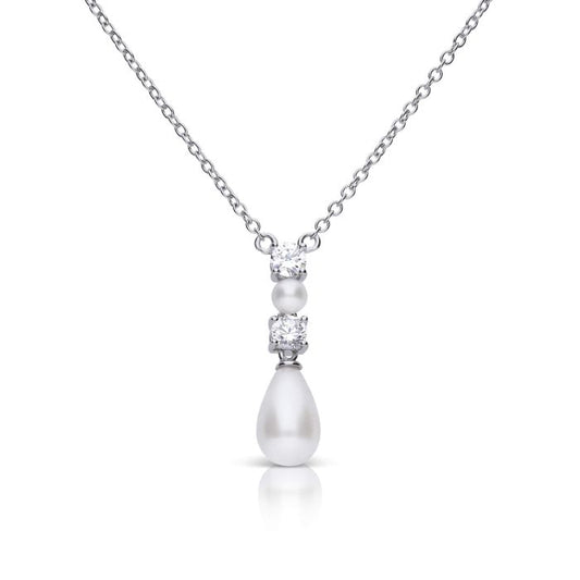 Diamonfire silver pendant