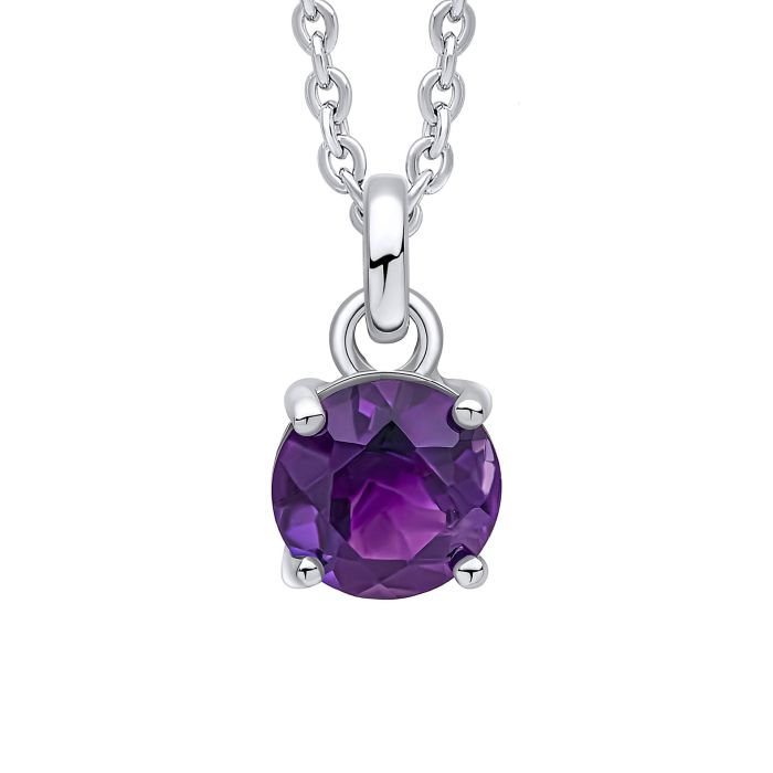 Silver and Amethyst pendant