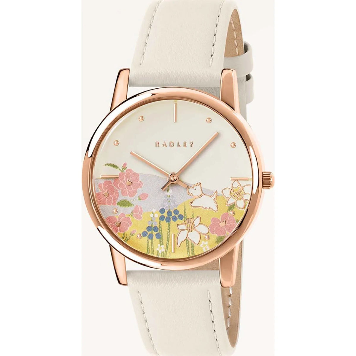 Ladies Radley Spring Meadows Salt Leather Strap Watch