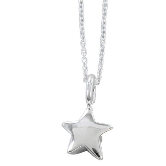 Silver star necklace