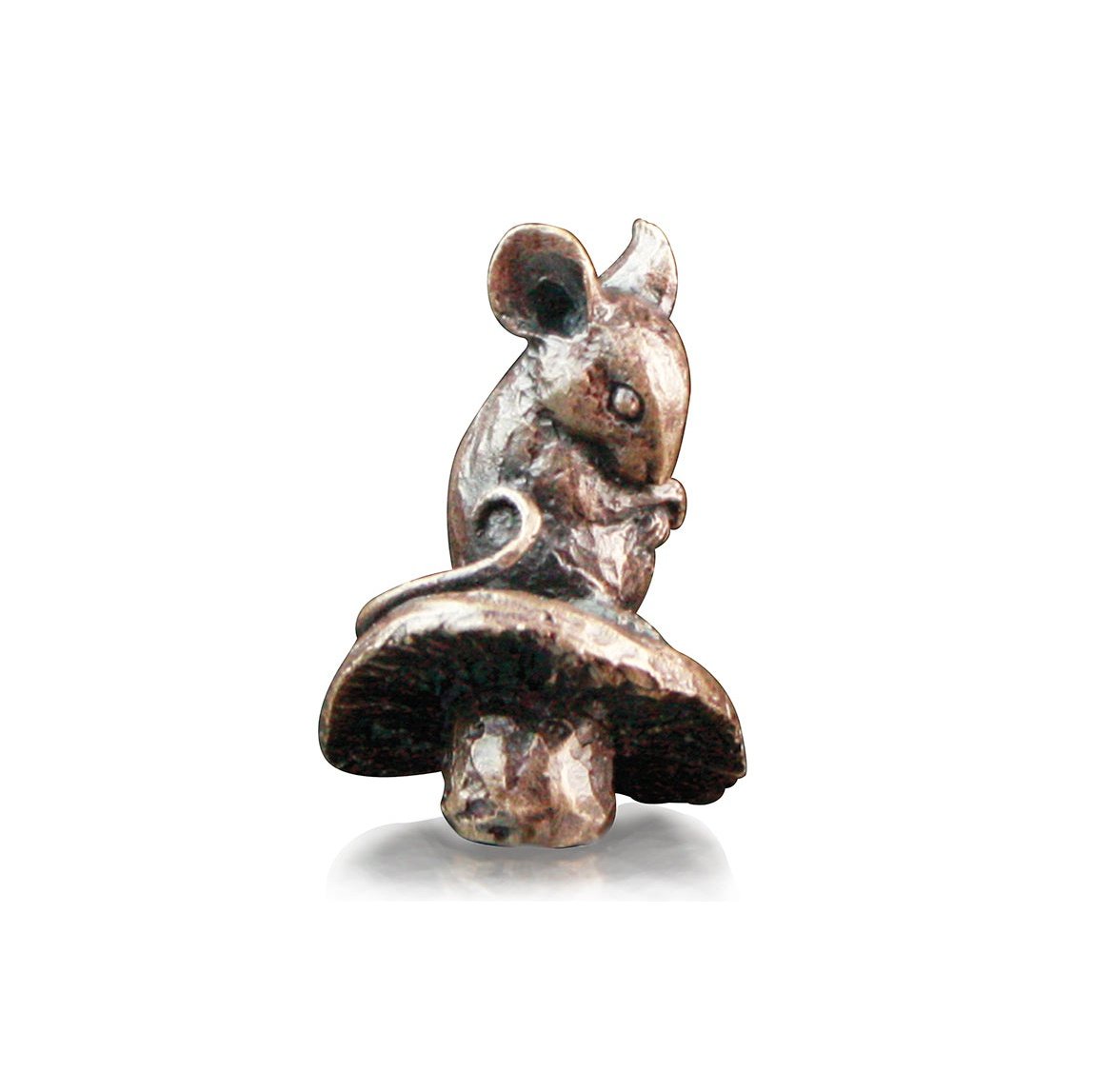 “Mouse on a Toadstool” Bronze