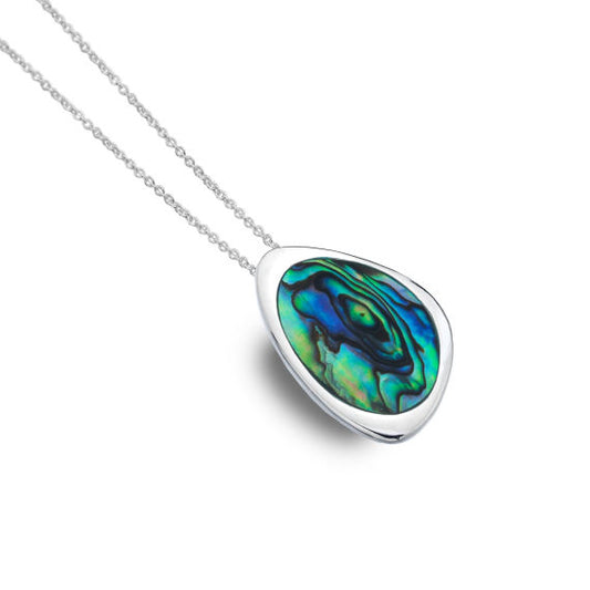 Silver and Paua Shell pendant