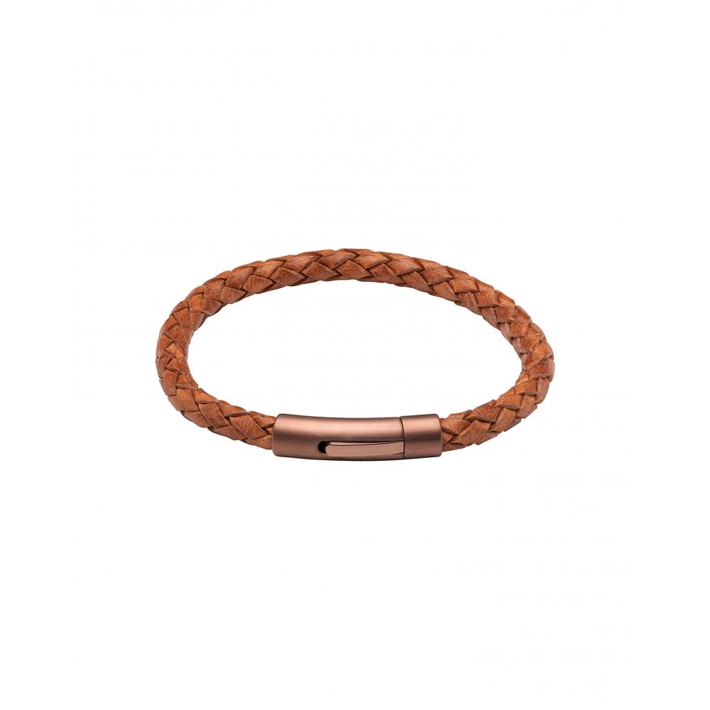 Gents tan leather bracelet