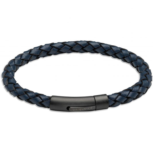 Gents Blue leather bracelet