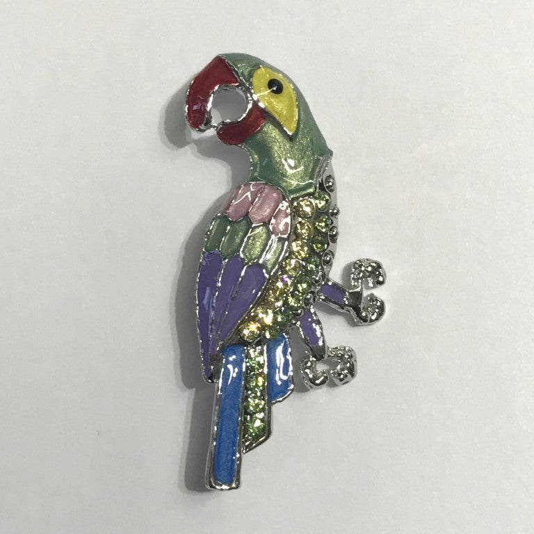 Parrot brooch