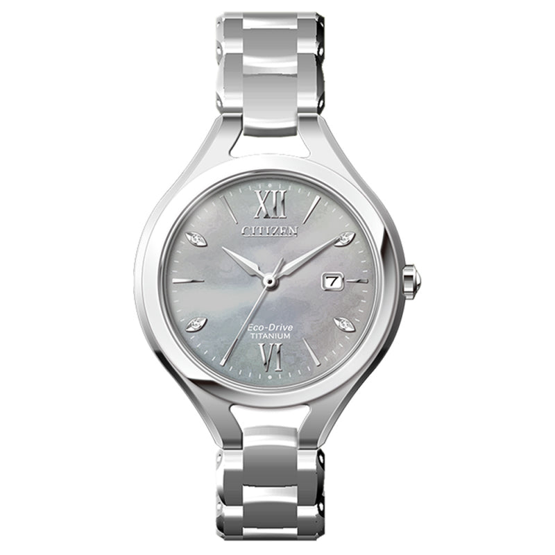 Ladies Citizen eco-drive Super Titanium watch
