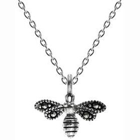 Silver and Marcasite Bee Pendant.
