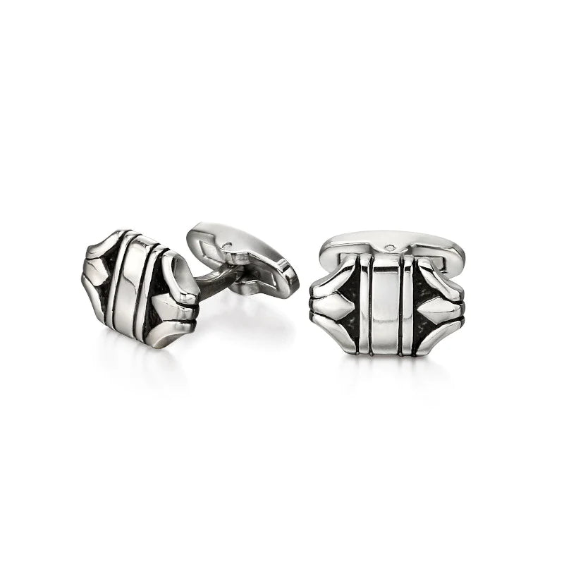 Stainless Steel Octagonal Shaped Cufflinks